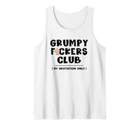 Grumpy Fockers Club Divertido Viejo Sarcástico Abuelo Camiseta sin Mangas