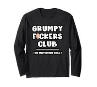 Grumpy Fockers Club Divertido Viejo Sarcástico Abuelo Manga Larga