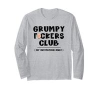 Grumpy Fockers Club Divertido Viejo Sarcástico Abuelo Manga Larga