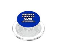 Grumpy Fockers Club Divertido Viejo Sarcástico Abuelo PopSockets PopGrip para MagSafe