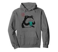 Grumpy Frog Funny Boba Tea Anime Japonés Sudadera con Capucha