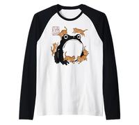 Grumpy Frog Funny Cats Jugando Gato Mamá Anime Japonés Camiseta Manga Raglan