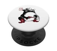 Grumpy Frog Funny Cowboy Howdy Western Anime Japonés PopSockets PopGrip Adhesivo