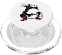 Grumpy Frog Funny Cowboy Howdy Western Anime Japonés PopSockets PopGrip para MagSafe