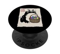 Grumpy Frog Funny Easter Bunny Anime Japonés PopSockets PopGrip Adhesivo