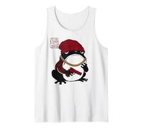 Grumpy Frog Funny Gangster Gang Anime Japonés Camiseta sin Mangas