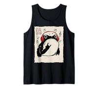 Grumpy Frog Funny Rock Music Anime Japonés Camiseta sin Mangas