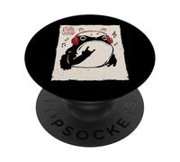 Grumpy Frog Funny Rock Music Anime Japonés PopSockets PopGrip Adhesivo