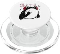 Grumpy Frog Funny Rock Music Anime Japonés PopSockets PopGrip para MagSafe
