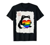 Grumpy Frog Japanese Men Women Pride Month Camiseta