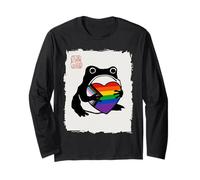Grumpy Frog Japanese Men Women Pride Month Manga Larga