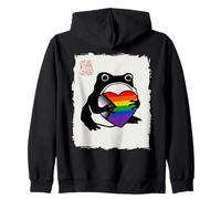 Grumpy Frog Japanese Men Women Pride Month Sudadera con Capucha
