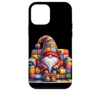 Grumpy Hippie Dad Gnome Sitting On A Sofa For Garden Lover Carcasa para iPhone 12 mini