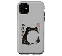 Grumpy Japanese Frog Funny Vintage Graphic Carcasa para iPhone 11