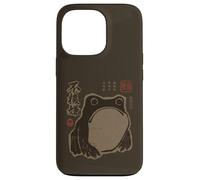 Grumpy Japanese Frog Funny Vintage Grunge Carcasa para iPhone 13 Pro