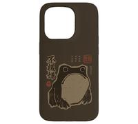Grumpy Japanese Frog Funny Vintage Grunge Carcasa para iPhone 15 Pro