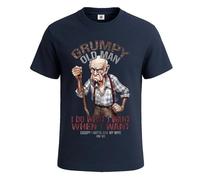 Grumpy Old Man I Do What I Want - Camiseta divertida para hombre, Camiseta azul marino, 5XL