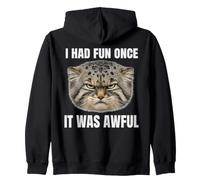 Grumpy Pallas Cat Manul Cat Sarcasmo Humor Motivo Sudadera con Capucha