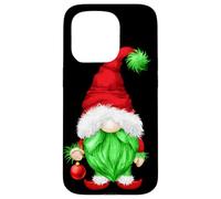 Grumpy Santa with Xmas Tree Ball Funny Anti Christmas GNOME Carcasa para iPhone 15 Pro