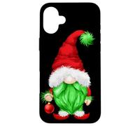 Grumpy Santa with Xmas Tree Ball Funny Anti Christmas GNOME Carcasa para iPhone 16 Plus