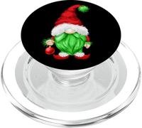 Grumpy Santa with Xmas Tree Ball Funny Anti Christmas GNOME PopSockets PopGrip para MagSafe