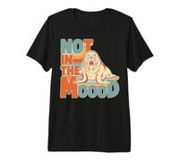 Grumpy Walrus Not Feeling It - Diseño Retro Vintage Camiseta Premium