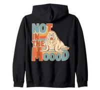 Grumpy Walrus Not Feeling It - Diseño Retro Vintage Sudadera con Capucha