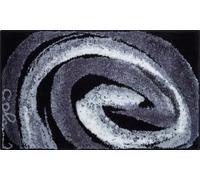 Grund Alfombra de Baño de Diseño COLANI, Ultra Suave y Absorbente, Antideslizante, 5 Años de Garantía, Colani 42, Alfombra de Baño 60x100 cm, Gris