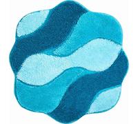 Grund Alfombra de Baño, Ultra Suave y Absorbente, Antideslizante, 5 Años de Garantía, Carmen, Pequeña Alfombra 60x60 cm, Salvia