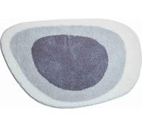 Grund Alfombra de Baño, Ultra Suave y Absorbente, Antideslizante, 5 Años de Garantía, Lake, Alfombra de Baño 70x105 cm, Gris-Plata