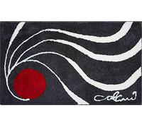 Grund Colani 18 Alfombra de Baño, Acrílico, Antracita, 60x100 cm
