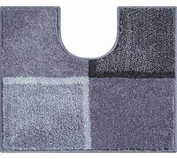 Grund DIVISO Alfombra de Baño, Poliacrílico Supersoft, Gris, 50x60 cm