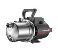Grundfos Bomba centrífuga monoetapa, 1x230V 50Hz 1,5M, con entrada axial, modelo JP 5-48 S-BBVP, en acero inoxidable, 42,5 x 40,5 x 27,8 centímetros, color gris (referencia: 99458769)