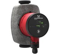 Grundfos Bomba de circulación alpha1 25 - 60 180 mm, 1 pieza, rojo, negro, 99160420