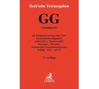 Grundgesetz für die Bundesrepublik Deutschland. GG: mit Einigungsvertrag (ohne Anl.), ParlamentsbeteiligungsG, Artikel 10-G, BundeswahlG, ParteienG, ... Rechtsstand: voraussichtlich 15. Juli 2025