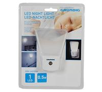 Grundig 871125241349, LED - Después de luz con sensor, plástico, blanco, 7.8 x 4.4 x 10 cm