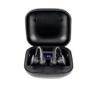 GRUNDIG Auriculares Inalámbricos Bluetooth - True Wireless Sport Earbuds - Auriculares hasta 30 Horas de reproducción - Carga rápida USB-C - Ajuste cómodo - Negro
