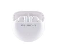 GRUNDIG Auriculares Inalámbricos Bluetooth - True Wireless Sport Earbuds - Auriculares hasta 9 Horas de reproducción - Carga rápida USB-C - Ajuste cómodo - Blanco