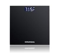 Grundig Bascula de Baño Digital - Balanza Peso Corporal hasta 180kg - Báscula Inteligente para Medidas de Peso Corporal en kg/lb - Báscula de Peso hasta 500gr Precisa - con Pantalla Digital - Negra