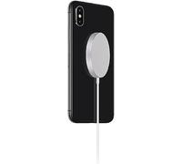 Grundig Cargador magnético Qi - 15W - Incluye Cable USB-C de 1 Metro - Protege contra sobrecorriente - Diseño Compacto - Plata