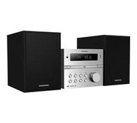 GRUNDIG CMS 4200 BT Dab+ Micro HiFi System, Plata-Negro, GHF1070
