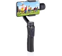Grundig Estabilizador de cardán - Selfie Stick - con trípode - Palillo de Selfie automático - Vlogs e imágenes de acción