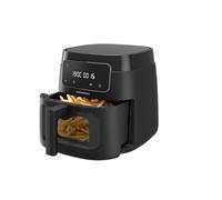 Grundig FRY 7320 Freidora de Aire Caliente, 7,6 L de capacidad, 1750 W, Pantalla táctil, Ventana Grande, Ajuste de Temperatura y Tiempo, Antiadherente, Cesta Apto para Lavavajillas, Negro