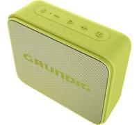 GRUNDIG GBT Jam+ Lime - Altavoz Bluetooth (3,5 W RMS, Bluetooth 5.0, Alcance de hasta 30 m, hasta 30 Horas de duración, batería Externa y Manos Libres, Resistente al Agua IPX7), Color Verde