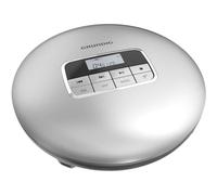 Grundig GCDP 8500 - Reproductor de CD portátil, Color Plateado y Negro