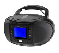GRUNDIG GRB 3500 - Radio portátil con Bluetooth, Reproductor de CD Integrado, Puerto USB 2.0, Conector para Auriculares de 3,5 mm, Receptor FM con sintonización de frecuencia PLL, 30 emisoras, Color