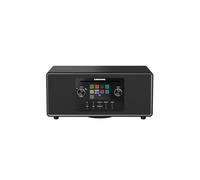 Grundig DTR 7100 - Radio digital y de Internet DAB+, FM 2.1 con subwoofer, 42 W RMS, unidad de CD, USB, Spotify Connect, función de alarma, función de sueño automático, pantalla a color, color negro