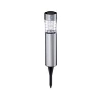 Grundig Jardín solar exterior - Luz blanca fría - Iluminación exterior impermeable IP44 - Iluminación solar para jardín