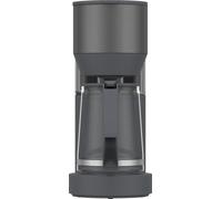 GRUNDIG KM 7340 Cafetera de filtro, 1150 W de potencia, función de parada por goteo, función aroma, apagado automático, filtro permanente, 1,25 litros, jarra de vidrio con 10 tazas, Dark Inox