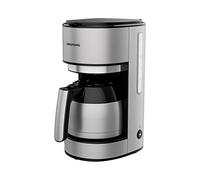 GRUNDIG KM5620T Cafetera de goteo con jarra térmica, 1000 W, acero inoxidable